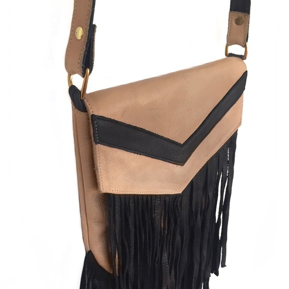 J. J. WINTERS Chevron Fringe Tassel Crossbody Bag - Picture 4 of 8